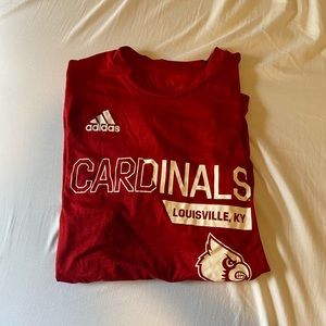 Red Louisville men’s soccer T-Shirt